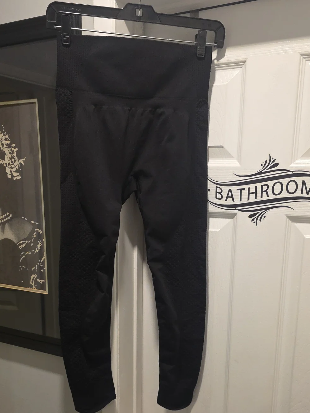 High-Waist Black Leggings